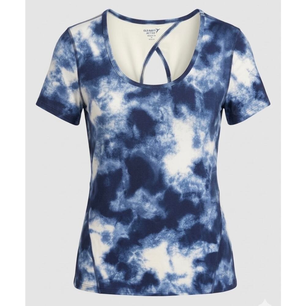 Old Navy Active | Breathe ON | Keyhole-Back Performance Athletic Tee | Medium